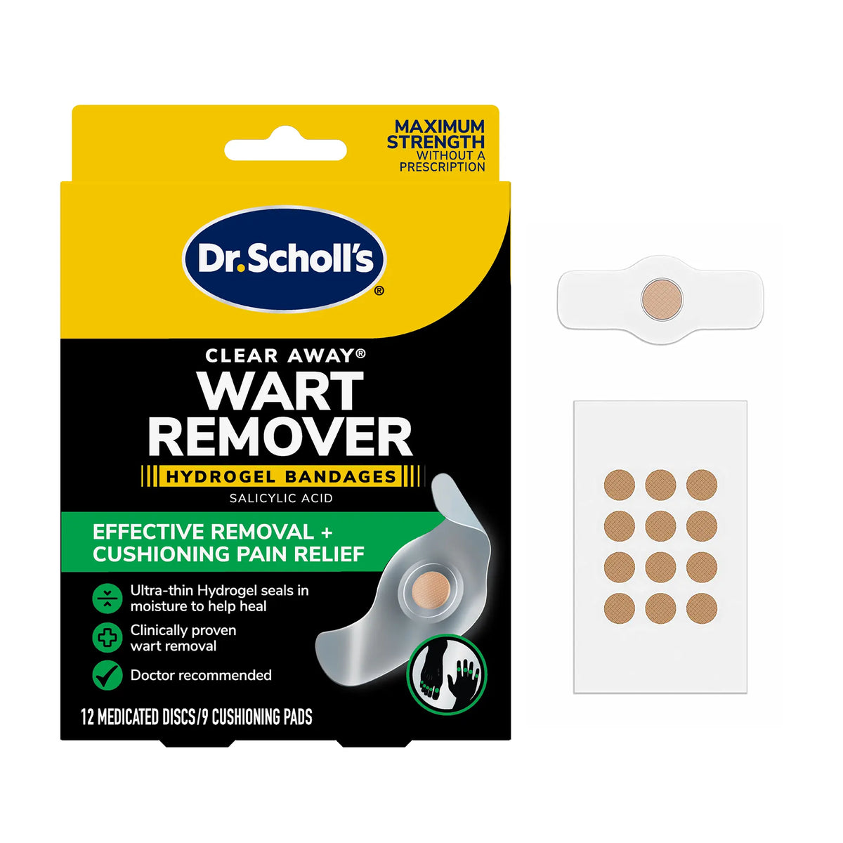 Clear Away® Wart Removers Seal & Heal Bandage with Hydrogel Technology